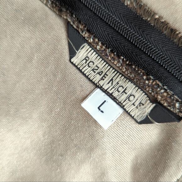 Rozae Nichols Womens Dress Large Snake Reptile Python Shift Leather Trim Classy - Picture 3 of 7